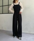 【ゼヴォン/Thevon】のベルト付きサロペット ブラック|ID: prp329100004819776 ipo3291000000035021394