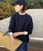 【スローブ イエナ/SLOBE IENA】の《セットアップ対応可/追加4 》コットンダブルフェイスプルオーバー 人気、トレンドファッション・服の通販 founy(ファニー) ファッション Fashion レディースファッション Fashion for Women トップス・カットソー Cut & Sew Tops カジュアルプルオーバー・ニットトップス Pullovers & Knit Tops / Casual Pullovers イエロー Yellow カットソー Cut and Sewn Top スウェット / スエット Sweatshirt, Sweatwear セットアップ Set-Up, Coordinated Outfit ダブル Double, Double-Breasted フェイス Face, Facial Design 2026年 2026 thumbnail ネイビー|ID: prp329100004819781 ipo3291000000035021445