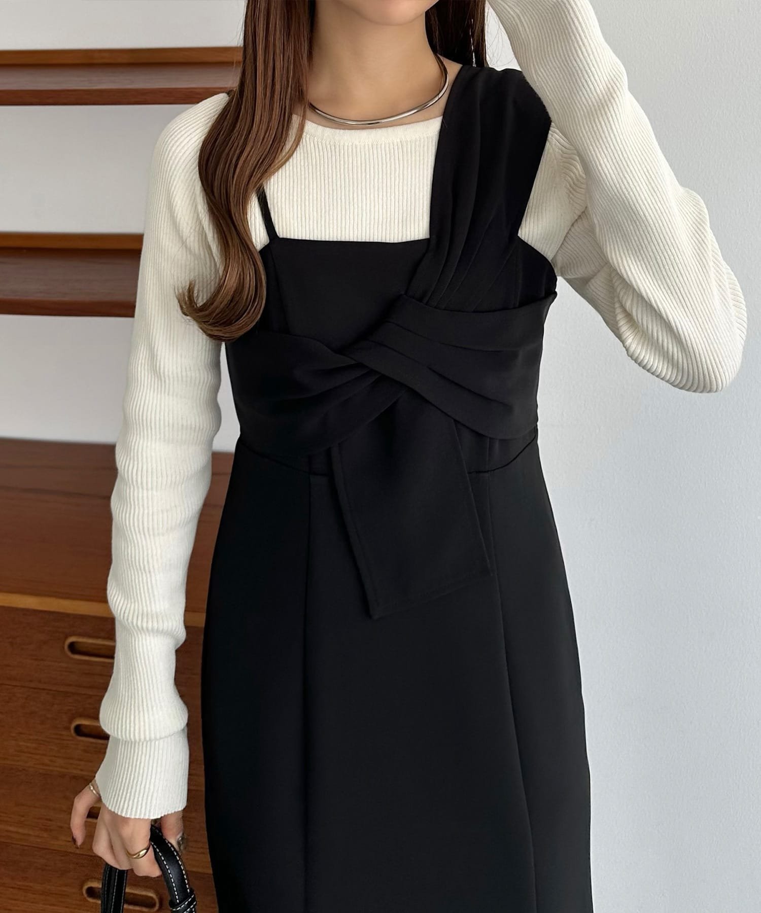 【ジュノア/JUNOAH】のcallautia キャミワンピース インテリア・キッズ・メンズ・レディースファッション・服の通販 founy(ファニー) 　ファッション　Fashion　レディースファッション　Fashion for Women　ワンピース　Dresses　キャミソールワンピース　Camisole Dresses　キャミワンピース　Cami Dress, Slip Dress　ブラック|ID: prp329100004819785 ipo3291000000035021481