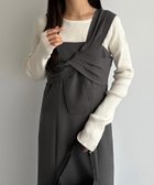 【ジュノア/JUNOAH】のcallautia キャミワンピース 人気、トレンドファッション・服の通販 founy(ファニー) ファッション Fashion レディースファッション Fashion for Women ワンピース Dresses キャミソールワンピース Camisole Dresses キャミワンピース Cami Dress, Slip Dress thumbnail ダークグレー|ID: prp329100004819785 ipo3291000000035021483