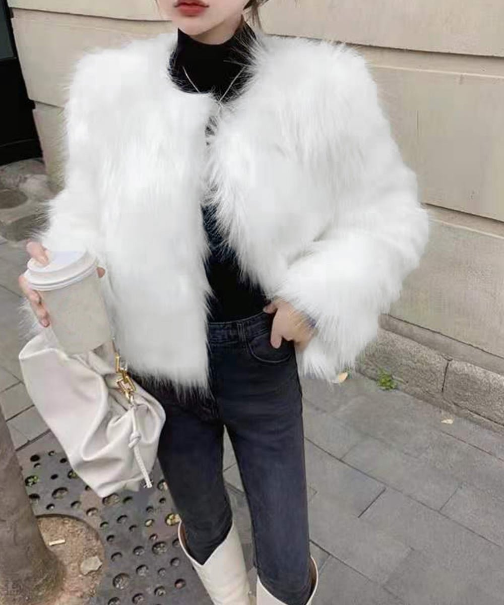 【ミニミニストア/miniministore】のエコファーコート ファージャケット 冬服 インテリア・キッズ・メンズ・レディースファッション・服の通販 founy(ファニー) 　ファッション　Fashion　レディースファッション　Fashion for Women　アウター　Coat / Outerwear Collection　コート・ロングコート・ピーコート　Long Coats, Peacoats & More　レディースジャケット・軽アウター　Jackets　エレガント 上品　Elegant　ショート　Short, Short Length　ジャケット　Jacket, Outerwear　ダウン　Down, Puffer　デニム　Denim, Jeans Material　長袖　Long Sleeve, Full Sleeve　フェミニン　Feminine, Girly　ボトム　Bottoms, Lower Wear　防寒　Cold Protection, Winter-Ready　無地　Plain, Solid Color　ロング　Long, Long-Length　冬　Winter / This Winter　A/W・秋冬　Autumn/Winter　おすすめ　Recommended / Our Picks　結婚式　Wedding　ホワイト|ID: prp329100004819791 ipo3291000000035021604