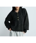 【ジーナシス/JEANASiS】の選べる着丈/7Gアルパカブレンドポロニット ブラック系その他|ID: prp329100004819792 ipo3291000000035200735