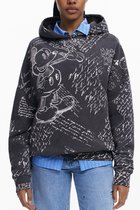 【デシグアル/Desigual】のミッキーマウス レタープリント ディストレス加工フーディ ディズニー 人気、トレンドファッション・服の通販 founy(ファニー) ファッション Fashion レディースファッション Fashion for Women ヴィンテージ Vintage Style カラフル Colorful Design グラフィック Graphic, Graphic Design デニム Denim, Jeans Material 長袖 Long Sleeve, Full Sleeve パターン Pattern, Design Print プリント Print, Printed Pattern リラックス Relax, Relaxed Fit おすすめ Recommended / Our Picks thumbnail グレー/ブラック/2000|ID: prp329100004819794 ipo3291000000035021677