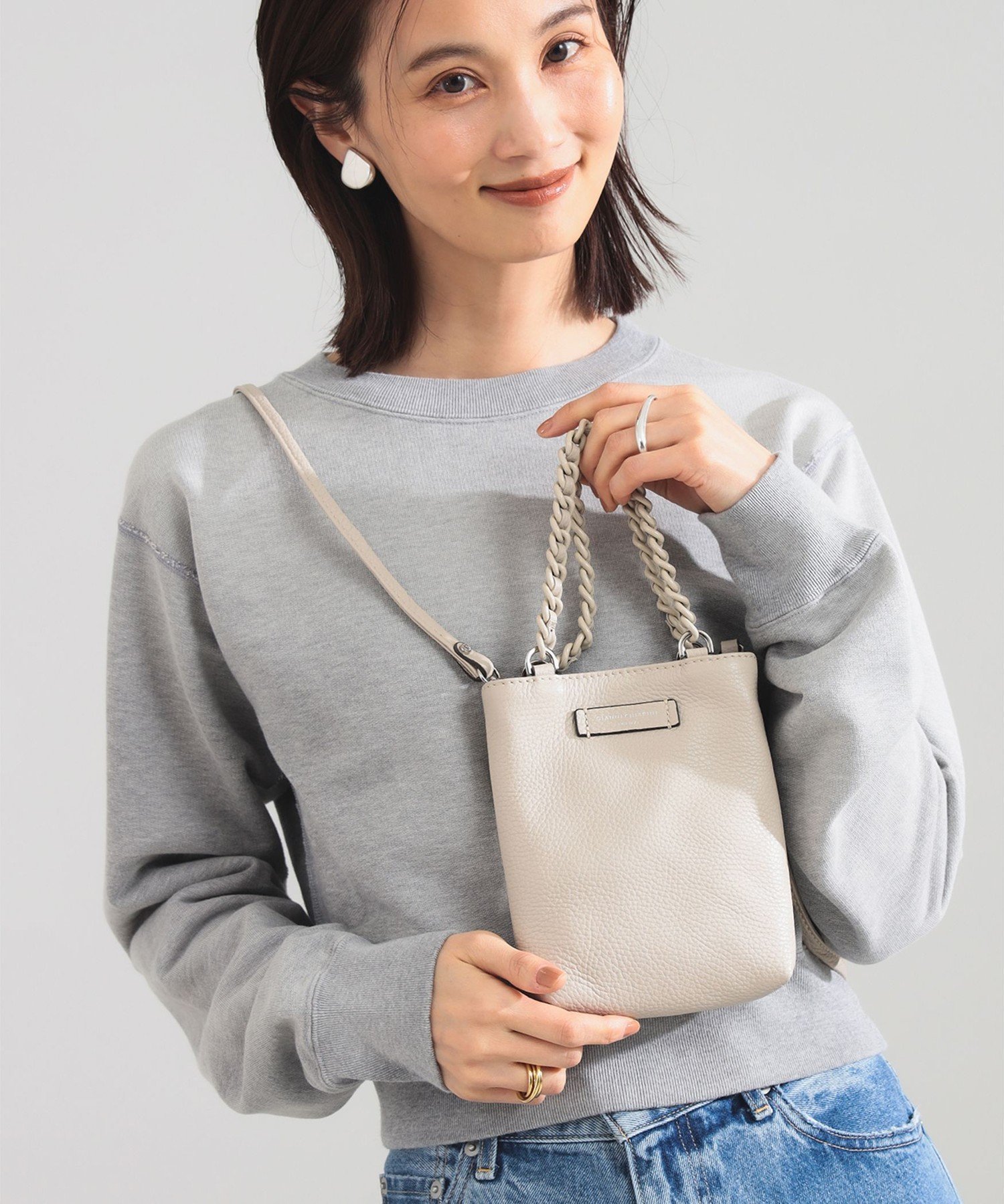 【デミルクス ビームス/Demi-Luxe BEAMS】のGIANNI CHIARINI / CAMILLA レザートートバッグ インテリア・キッズ・メンズ・レディースファッション・服の通販 founy(ファニー) 　ファッション　Fashion　レディースファッション　Fashion for Women　バッグ　Bags　クラシック　Classic, Timeless Style　コレクション　Collection, Seasonal Line　コンパクト　Compact, Small Size　スマート　Smart, Elegant　財布　Wallet, Purse　チェーン　Chain, Chain Strap　ハンド　Hand, Handmade　モダン　Modern, Contemporary　LAMB|ID: prp329100004819795 ipo3291000000035021733