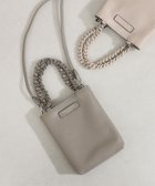 【デミルクス ビームス/Demi-Luxe BEAMS】のGIANNI CHIARINI / CAMILLA レザートートバッグ 人気、トレンドファッション・服の通販 founy(ファニー) ファッション Fashion レディースファッション Fashion for Women バッグ Bags クラシック Classic, Timeless Style コレクション Collection, Seasonal Line コンパクト Compact, Small Size スマート Smart, Elegant 財布 Wallet, Purse チェーン Chain, Chain Strap ハンド Hand, Handmade モダン Modern, Contemporary thumbnail TORTORA|ID: prp329100004819795 ipo3291000000035021735