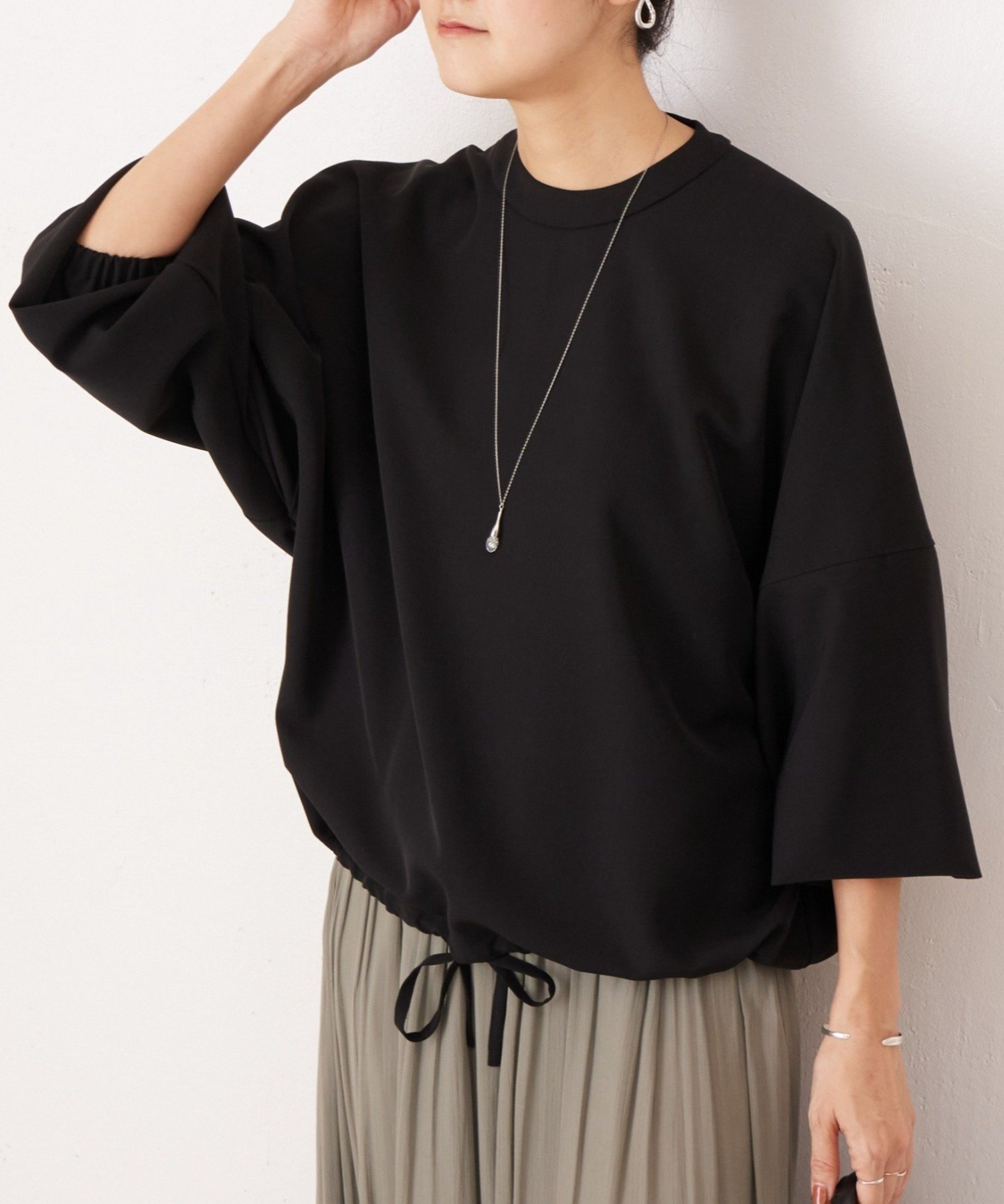 【ビアズリー/BEARDSLEY】のドルマンブラウス 人気、トレンドファッション・服の通販 founy(ファニー) 　ファッション　Fashion　レディースファッション　Fashion for Women　トップス・カットソー　Cut & Sew Tops　シャツ・ブラウス・オフィスカジュアル　Elegant Blouses & Button-Ups　オケージョン　Occasion Wear　ポケット　Pocket, Pocket Detail　リボン　Ribbon, Bow　再入荷　Restock / Back in Stock　エレガント 上品　Elegant　 other-1|ID: prp329100004819802 ipo3291000000035021807