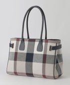 【ブルーレーベル クレストブリッジ/BLUE LABEL CRESTBRIDGE】のクレストブリッジチェックキャンバスハトメトート 人気、トレンドファッション・服の通販 founy(ファニー) ファッション Fashion レディースファッション Fashion for Women バッグ Bags キャンバス Canvas, Canvas Fabric ビジネス 仕事 通勤 Business / Work / Commuting thumbnail ベージュ|ID: prp329100004819807 ipo3291000000035021862