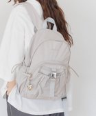 【ニコアンド/niko and】のオリジナルギャザーライトデイパック 人気、トレンドファッション・服の通販 founy(ファニー) ファッション Fashion レディースファッション Fashion for Women ギャザー Gathered, Ruffled チャーム Charm, Pendant デイパック Daypack, Casual Backpack フロント Front, Front Design ポケット Pocket, Pocket Detail リュック Backpack, Rucksack 旅行 Travel ビジネス 仕事 通勤 Business / Work / Commuting thumbnail グレー|ID: prp329100004819873 ipo3291000000035022587