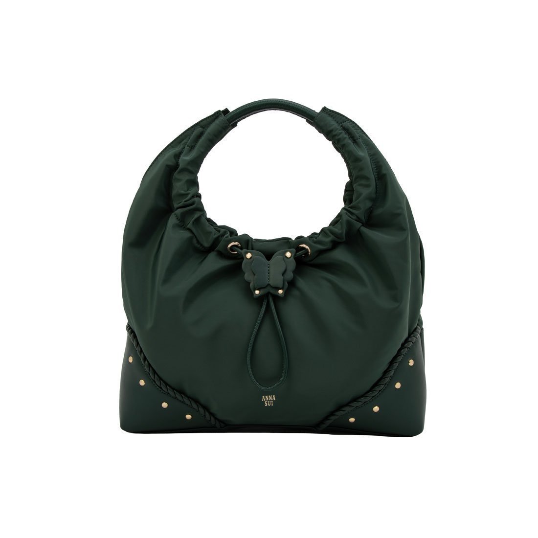 【クイーポ/KUIPO】のアナスイ ANNA SUI バタフライツイスト ワンショルダーバッグ 人気、トレンドファッション・服の通販 founy(ファニー) 　ファッション　Fashion　レディースファッション　Fashion for Women　バッグ　Bags　コレクション　Collection, Seasonal Line　巾着　Drawstring Bag, Kinchaku　シャーリング　Shirring, Ruched　スタッズ　Studs, Metal Accents　財布　Wallet, Purse　ツイスト　Tweed, Tweed Fabric　バタフライ　Butterfly, Butterfly Motif　フェミニン　Feminine, Girly　フラワー　Flower, Floral　プリント　Print, Printed Pattern　モチーフ　Motif, Design Theme　A/W・秋冬　Autumn/Winter　おすすめ　Recommended / Our Picks　旅行　Travel　ビジネス 仕事 通勤　Business / Work / Commuting　 other-1|ID: prp329100004819879 ipo3291000000035022614