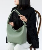 【バルコス/BARCOS】の【BARCOS】本革ソフトシュリンクレザーハンドルデザインホーボーバッグ 人気、トレンドファッション・服の通販 founy(ファニー) ファッション Fashion レディースファッション Fashion for Women バッグ Bags シンプル Simple, Minimal スカーフ Scarf, Neckwear スマート Smart, Elegant トレンド Trend, Trending Now ビジネス 仕事 通勤 Business / Work / Commuting ポケット Pocket, Pocket Detail エレガント 上品 Elegant 財布 Wallet, Purse thumbnail ライトグリーン|ID: prp329100004819932 ipo3291000000035023686