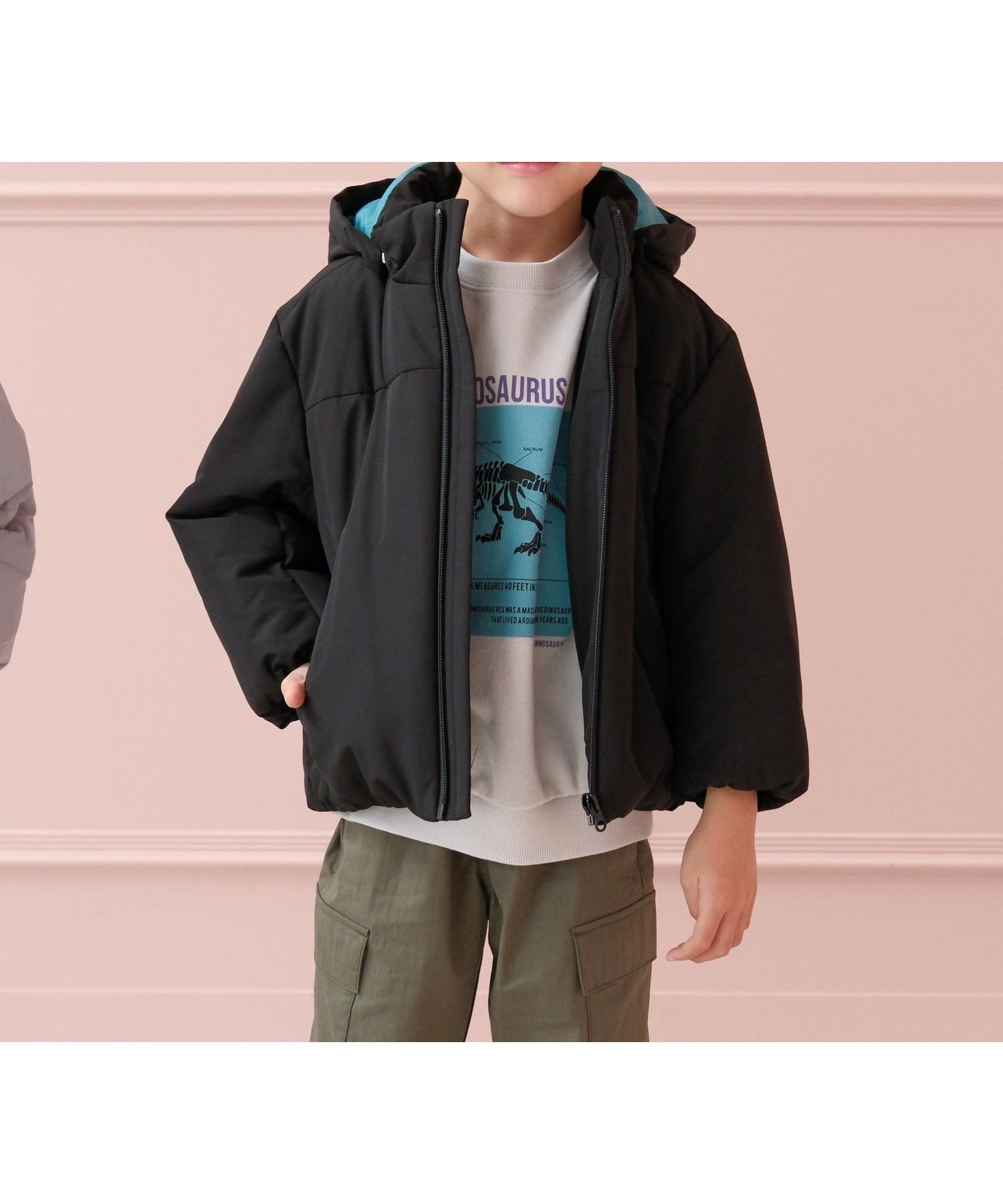 【グローバルワーク/GLOBAL WORK / KIDS】のライトウォーム2WAYブルゾン/100-120cm展開/495935 インテリア・キッズ・メンズ・レディースファッション・服の通販 founy(ファニー) 　ファッション　Fashion　キッズファッション　Fashion for Kids　おすすめ　Recommended / Our Picks　インナー　Innerwear　ウォーム　Warm Fabric　シンプル　Simple, Minimal　ブルゾン　Blouson, Bomber Jacket　ボトム　Bottoms, Lower Wear　ポケット　Pocket, Pocket Detail　軽量　Lightweight, Ultra Light　防寒　Cold Protection, Winter-Ready　ブラック09|ID: prp329100004819947 ipo3291000000035023819