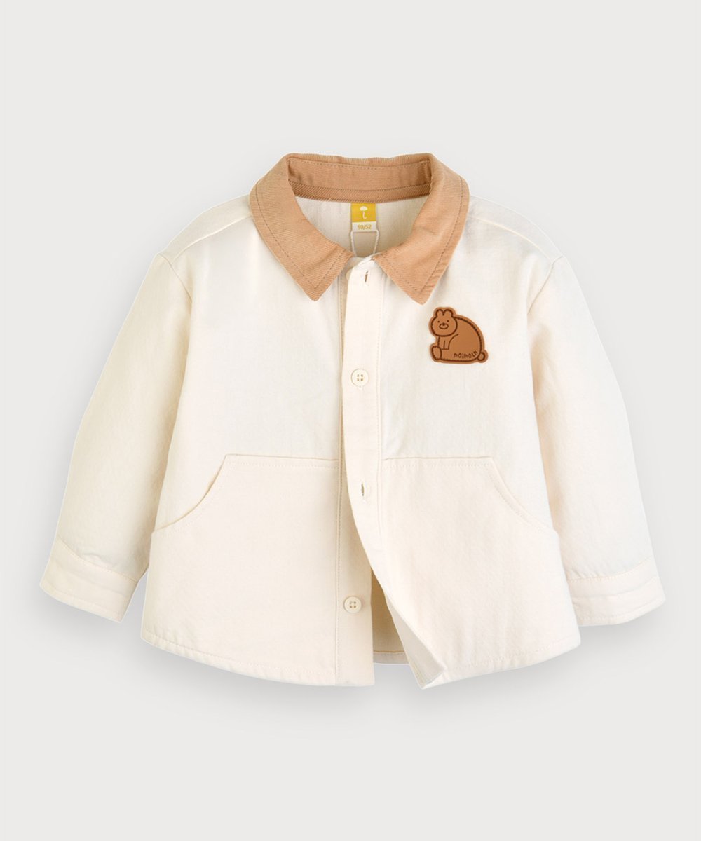 【モイモルン/moimoln / KIDS】のビックベアワッペン付き長袖シャツ 人気、トレンドファッション・服の通販 founy(ファニー) ファッション Fashion キッズファッション Fashion for Kids コーデュロイ Corduroy, Cord Fabric シンプル Simple, Minimal 人気 Popular, Best Seller 長袖 Long Sleeve, Full Sleeve フィット Fit, Slim Fit フロント Front, Front Design ポケット Pocket, Pocket Detail other-1|ID: prp329100004819950 ipo3291000000035023844