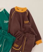 【エフオー オンラインストア/F.O.Online Store / KIDS】のWEB限定 あったか裏起毛パイルトレーナー(セットアップ可) 人気、トレンドファッション・服の通販 founy(ファニー) ファッション Fashion キッズファッション Fashion for Kids カラフル Colorful Design セットアップ Set-Up, Coordinated Outfit トレンド Trend, Trending Now トレーナー Sweatshirt, Trainer パイピング Piping, Trim Design thumbnail ブラウン|ID: prp329100004819970 ipo3291000000035024061