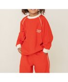【エフオー オンラインストア/F.O.Online Store / KIDS】のWEB限定 あったか裏起毛パイルトレーナー(セットアップ可) 人気、トレンドファッション・服の通販 founy(ファニー) ファッション Fashion キッズファッション Fashion for Kids カラフル Colorful Design セットアップ Set-Up, Coordinated Outfit トレンド Trend, Trending Now トレーナー Sweatshirt, Trainer パイピング Piping, Trim Design thumbnail レッド|ID: prp329100004819970 ipo3291000000035024062