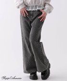 【レピピアルマリオ/repipi armario / KIDS】の【girly line】トキメキ起毛デニムパンツ 人気、トレンドファッション・服の通販 founy(ファニー) ファッション Fashion キッズファッション Fashion for Kids ボトムス Bottoms 厚底 Platform Shoes キャミワンピース Cami Dress, Slip Dress デニム Denim, Jeans Material ビジュー Bijou, Jewel-like Accent フリル Frill, Ruffle フレア Flare, Flared フレンチ French, French Style ロマンティック Romantic, Feminine Style おすすめ Recommended / Our Picks thumbnail ブラック09|ID: prp329100004819976 ipo3291000000035024114