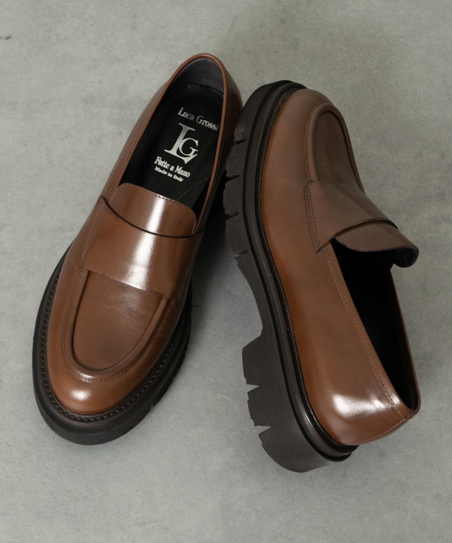 【インター ショシュール/INTER-CHAUSSURES】の【Luca Grossi】タンクソールローファー インテリア・キッズ・メンズ・レディースファッション・服の通販 founy(ファニー) ファッション Fashion レディースファッション Fashion for Women トレンド Trend, Trending Now ベーシック Basic, Essential 軽量 Lightweight, Ultra Light BR|ID: prp329100004819992 ipo3291000000035024287