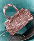 【チャールズ アンド キース/CHARLES & KEITH】のKadee ケーディー メタリックルーシュドボウチャームボウリングバッグ 人気、トレンドファッション・服の通販 founy(ファニー) ファッション Fashion レディースファッション Fashion for Women バッグ Bags ギャザー Gathered, Ruffled コンパクト Compact, Small Size チャーム Charm, Pendant リボン Ribbon, Bow エレガント 上品 Elegant thumbnail AuraPink|ID: prp329100004820000 ipo3291000000035024348