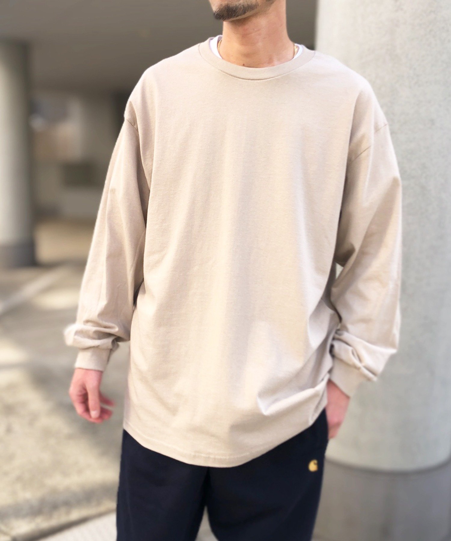 【イールド セレクト/yield SELECT】のAmerican Apparel/6oz ヘビーウェイト ロングスリーブTシャツ 人気、トレンドファッション・服の通販 founy(ファニー) 　ファッション　Fashion　レディースファッション　Fashion for Women　トップス・カットソー　Cut & Sew Tops　シャツ・ブラウス・オフィスカジュアル　Elegant Blouses & Button-Ups　ロングTシャツ・Tシャツ　Longline T-Shirts & Tees　アメリカン　American Style　スリーブ　Sleeve, Long Sleeve / Short Sleeve　ダブル　Double, Double-Breasted　長袖　Long Sleeve, Full Sleeve　フィット　Fit, Slim Fit　ベーシック　Basic, Essential　ロング　Long, Long-Length　 other-1|ID: prp329100004820002 ipo3291000000035024369