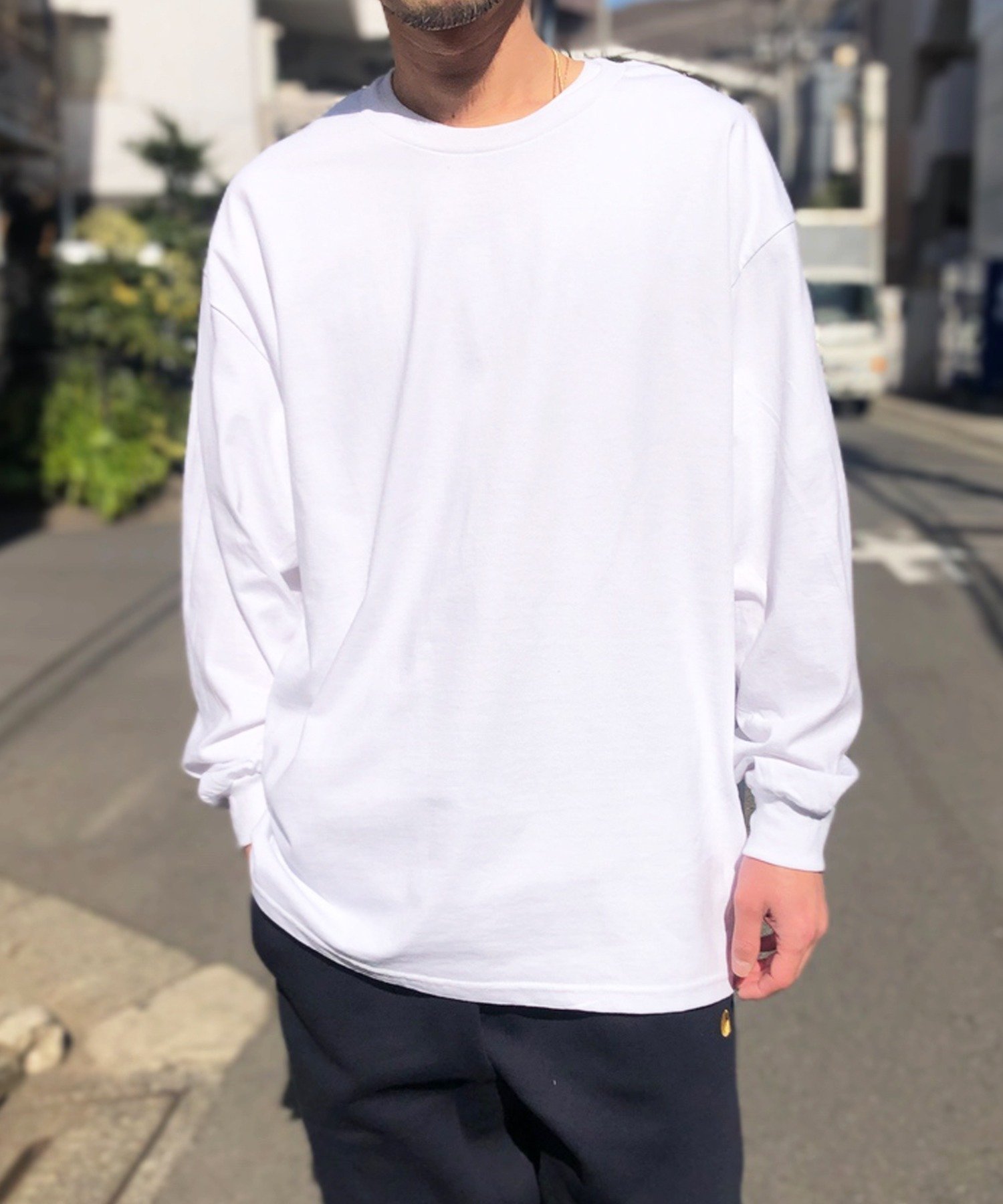 【イールド セレクト/yield SELECT】のAmerican Apparel/6oz ヘビーウェイト ロングスリーブTシャツ インテリア・キッズ・メンズ・レディースファッション・服の通販 founy(ファニー) 　ファッション　Fashion　レディースファッション　Fashion for Women　トップス・カットソー　Cut & Sew Tops　シャツ・ブラウス・オフィスカジュアル　Elegant Blouses & Button-Ups　ロングTシャツ・Tシャツ　Longline T-Shirts & Tees　アメリカン　American Style　スリーブ　Sleeve, Long Sleeve / Short Sleeve　ダブル　Double, Double-Breasted　長袖　Long Sleeve, Full Sleeve　フィット　Fit, Slim Fit　ベーシック　Basic, Essential　ロング　Long, Long-Length　WHT|ID: prp329100004820002 ipo3291000000035024378