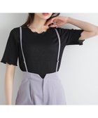 【プロポーション ボディドレッシング/PROPORTION BODY DRESSING】のラメリブカットソー ブラック|ID: prp329100004820012 ipo3291000000035024449