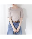 【プロポーション ボディドレッシング/PROPORTION BODY DRESSING】のラメリブカットソー ピンク|ID: prp329100004820012 ipo3291000000035024450