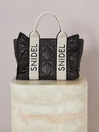 【スナイデル/SNIDEL】のフリルキルティングロゴバッグ BLK[009]|ID:prp329100004820023