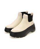 【ハンター/HUNTER】のリファインド エクスプローラー プルオン レザー ブーツ 人気、トレンドファッション・服の通販 founy(ファニー) ファッション Fashion レディースファッション Fashion for Women フィット Fit, Slim Fit フロント Front, Front Design 軽量 Lightweight, Ultra Light thumbnail ブラック/キャンバスクリーム|ID: prp329100004820074 ipo3291000000035024920