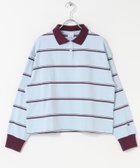 【アーバンリサーチ ドアーズ/URBAN RESEARCH DOORS】のChampion LONGSLEEVE BORDER POLO 人気、トレンドファッション・服の通販 founy(ファニー) ファッション Fashion レディースファッション Fashion for Women トップス・カットソー Cut & Sew Tops スポーツ Sports, Activewear フィット Fit, Slim Fit ボーダー Border, Stripe リラックス Relax, Relaxed Fit A/W・秋冬 Autumn/Winter 冬 Winter / This Winter 2025年 2025 2025-2026秋冬・A/W Autumn/Winter 2025–26 AW25–26 thumbnail LIGHT BLUE|ID: prp329100004820087 ipo3291000000035025046
