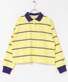 【アーバンリサーチ ドアーズ/URBAN RESEARCH DOORS】のChampion LONGSLEEVE BORDER POLO 人気、トレンドファッション・服の通販 founy(ファニー) ファッション Fashion レディースファッション Fashion for Women トップス・カットソー Cut & Sew Tops スポーツ Sports, Activewear フィット Fit, Slim Fit ボーダー Border, Stripe リラックス Relax, Relaxed Fit A/W・秋冬 Autumn/Winter 冬 Winter / This Winter 2025年 2025 2025-2026秋冬・A/W Autumn/Winter 2025–26 AW25–26 thumbnail YELLOW|ID: prp329100004820087 ipo3291000000035025048