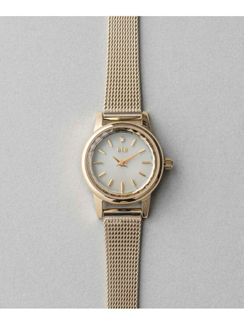 【エテ/ete】のソーラーウォッチ メッシュベルト インテリア・キッズ・メンズ・レディースファッション・服の通販 founy(ファニー) ファッション Fashion レディースファッション Fashion for Women ベルト&ウエストマーク Belts & Waist Accessories ガラス Glass, Glassware ダイヤモンド Diamond, Brilliant Cut フェイス Face, Facial Design フォーマル Formal, Dressy メッシュ Mesh, Net Fabric A|ID: prp329100004820097 ipo3291000000035025109