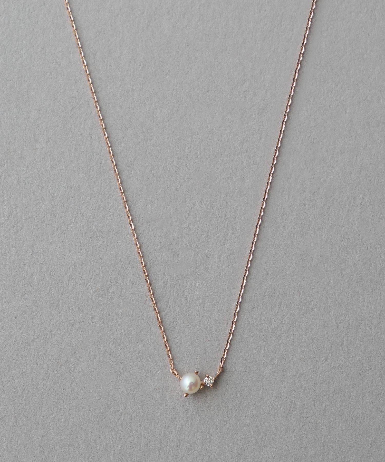 【エテ/ete】のK10MPG レイヤー パール/ダイヤモンド ネックレス 人気、トレンドファッション・服の通販 founy(ファニー) 　ファッション　Fashion　レディースファッション　Fashion for Women　ジュエリー　Jewelry　ネックレス　Necklaces & Pendants　おすすめ　Recommended / Our Picks　オケージョン　Occasion Wear　ギフト プレゼント　Gift / Present　シンプル　Simple, Minimal　ジュエリー　Jewelry, Accessories　ダイヤモンド　Diamond, Brilliant Cut　ダウン　Down, Puffer　ネックレス　Necklace, Pendant Necklace　パール　Pearl, Pearl Accent　エレガント 上品　Elegant　 other-1|ID: prp329100004820101 ipo3291000000035025136