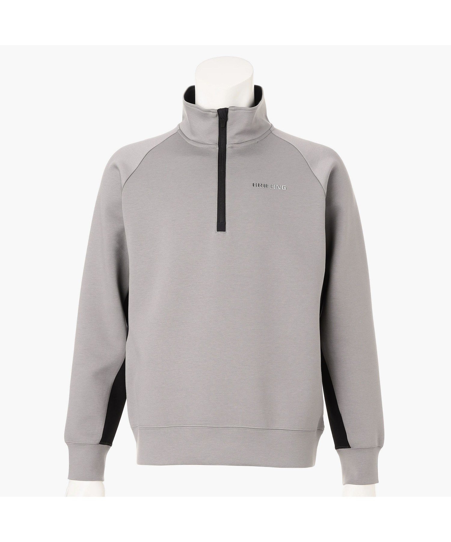 【ブリーフィング/BRIEFING / MEN】のメンズ ウォーム 3Dロゴ ハーフジップトップ インテリア・キッズ・メンズ・レディースファッション・服の通販 founy(ファニー) 　ファッション　Fashion　メンズファッション　Fashion for Men　ウォーム　Warm Fabric　コレクション　Collection, Seasonal Line　軽量　Lightweight, Ultra Light　スタイリッシュ　Stylish, Fashionable　スリーブ　Sleeve, Long Sleeve / Short Sleeve　トレンド　Trend, Trending Now　メンズ　Men's, Menswear　冬　Winter / This Winter　おすすめ　Recommended / Our Picks　ゴルフ　Golf　GRAY|ID: prp329100004820109 ipo3291000000035025174