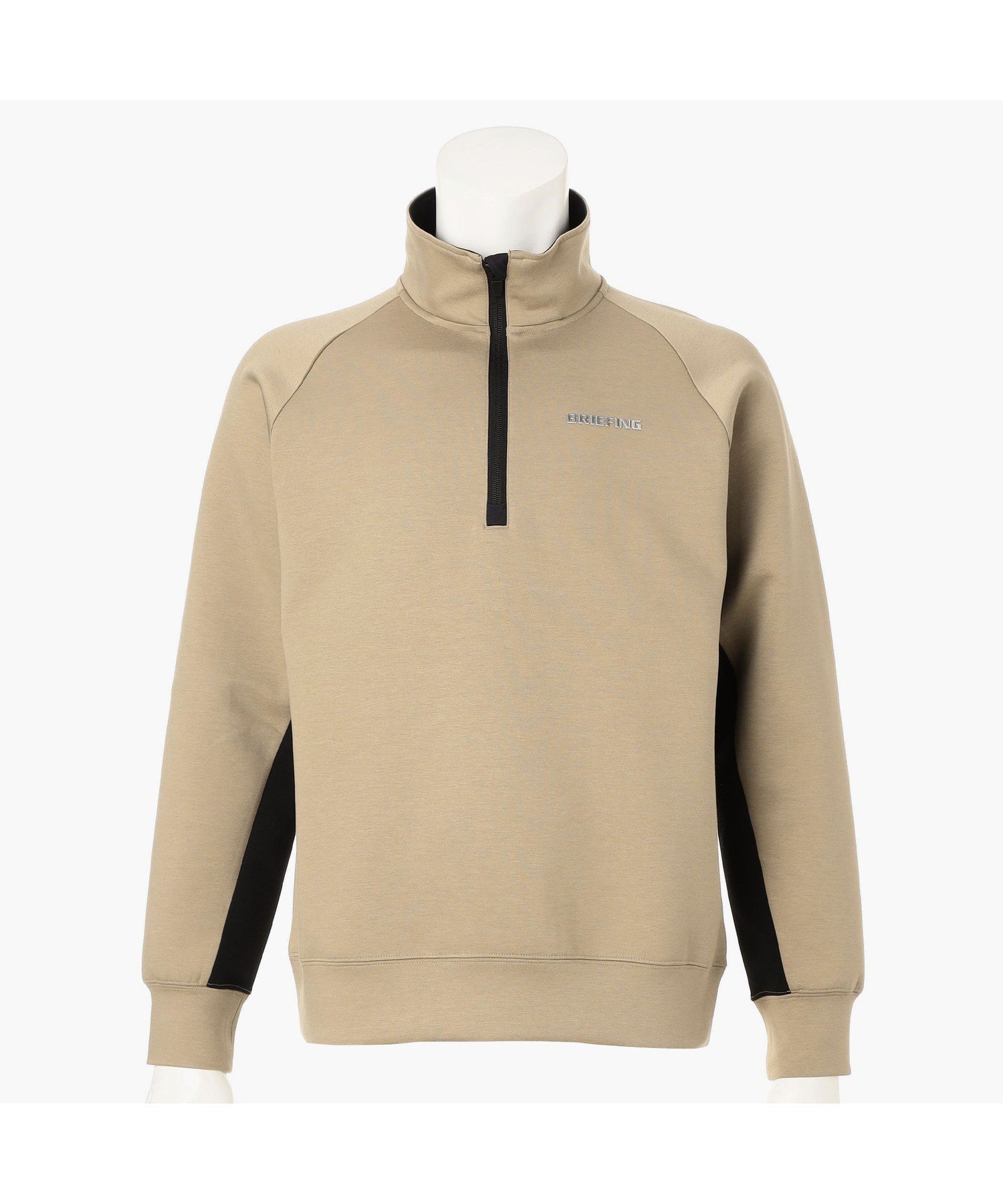 【ブリーフィング/BRIEFING / MEN】のメンズ ウォーム 3Dロゴ ハーフジップトップ インテリア・キッズ・メンズ・レディースファッション・服の通販 founy(ファニー) 　ファッション　Fashion　メンズファッション　Fashion for Men　ウォーム　Warm Fabric　コレクション　Collection, Seasonal Line　軽量　Lightweight, Ultra Light　スタイリッシュ　Stylish, Fashionable　スリーブ　Sleeve, Long Sleeve / Short Sleeve　トレンド　Trend, Trending Now　メンズ　Men's, Menswear　冬　Winter / This Winter　おすすめ　Recommended / Our Picks　ゴルフ　Golf　BEIGE|ID: prp329100004820109 ipo3291000000035025175