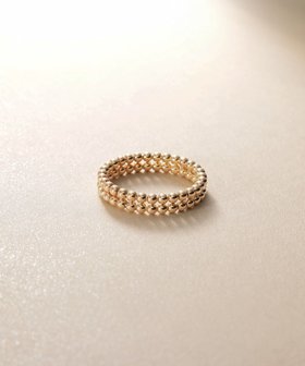 【ココシュニック/COCOSHNIK】のK10プレーンボール2連 リング 人気、トレンドファッション・服の通販 founy(ファニー) ファッション Fashion レディースファッション Fashion for Women ジュエリー Jewelry, Accessories スマート Smart, Elegant センター Center, Center Line |ID:prp329100004820120