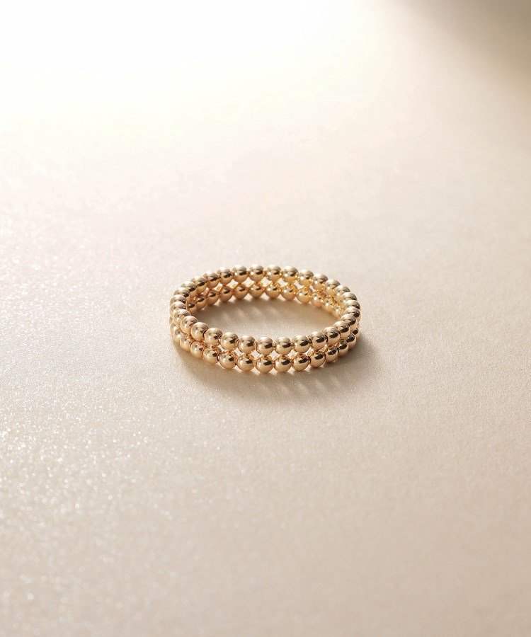 【ココシュニック/COCOSHNIK】のK10プレーンボール2連 リング インテリア・キッズ・メンズ・レディースファッション・服の通販 founy(ファニー) ファッション Fashion レディースファッション Fashion for Women ジュエリー Jewelry, Accessories スマート Smart, Elegant センター Center, Center Line イエローゴールド|ID: prp329100004820120 ipo3291000000035025271