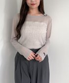 【アルシーヴ/archives】のシアーリブカットTOPS 人気、トレンドファッション・服の通販 founy(ファニー) ファッション Fashion レディースファッション Fashion for Women トップス・カットソー Cut & Sew Tops おすすめ Recommended / Our Picks インナー Innerwear カットソー Cut and Sewn Top フィット Fit, Slim Fit ベーシック Basic, Essential ワンポイント One Point, Statement Accent 春 Spring 秋 Autumn A/W・秋冬 Autumn/Winter 長袖 Long Sleeve, Full Sleeve thumbnail GRAY|ID: prp329100004820124 ipo3291000000035025299