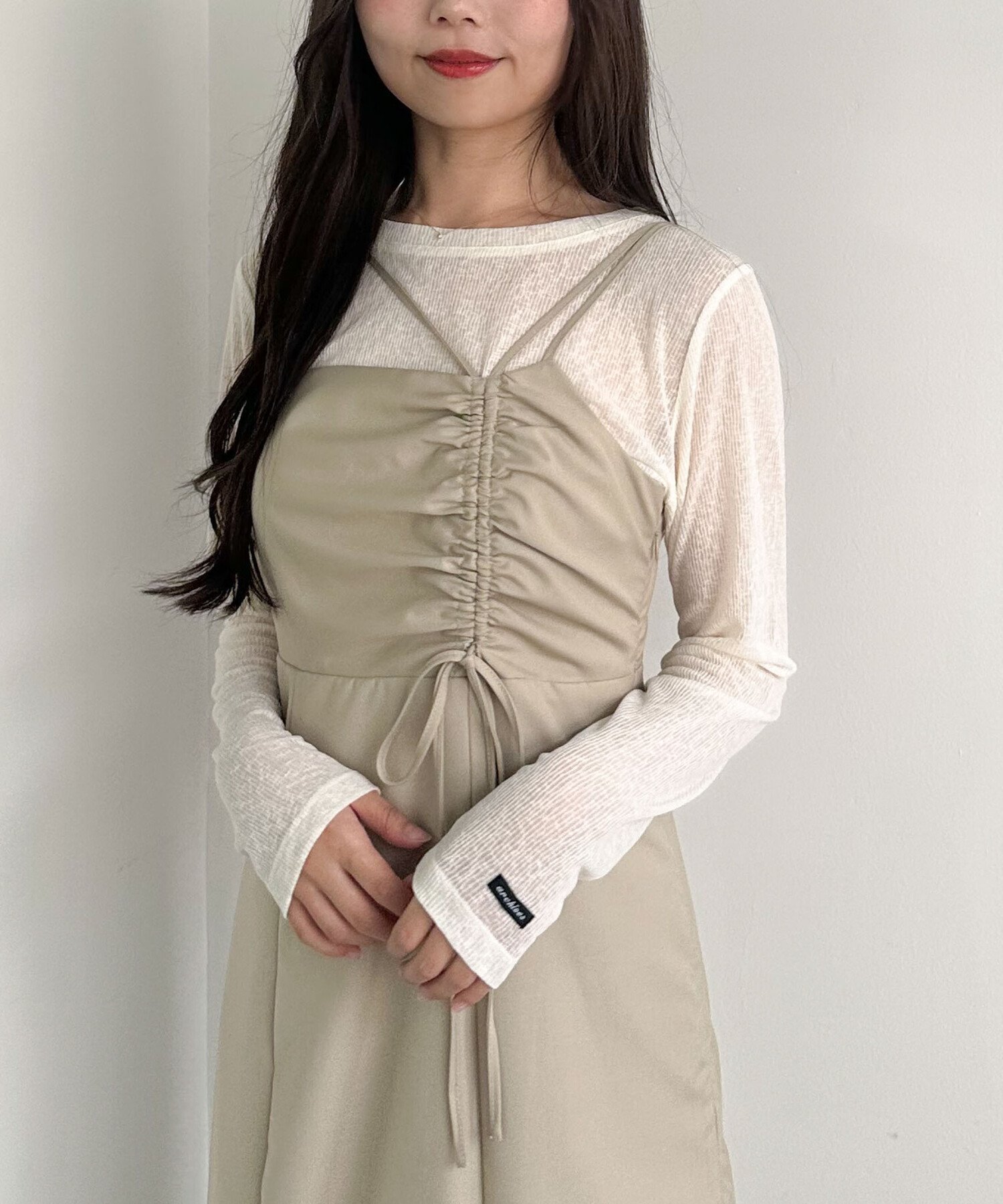 【アルシーヴ/archives】のシアーリブカットTOPS インテリア・キッズ・メンズ・レディースファッション・服の通販 founy(ファニー) ファッション Fashion レディースファッション Fashion for Women トップス・カットソー Cut & Sew Tops おすすめ Recommended / Our Picks インナー Innerwear カットソー Cut and Sewn Top フィット Fit, Slim Fit ベーシック Basic, Essential ワンポイント One Point, Statement Accent 春 Spring 秋 Autumn A/W・秋冬 Autumn/Winter 長袖 Long Sleeve, Full Sleeve IVORY|ID: prp329100004820124 ipo3291000000035025301