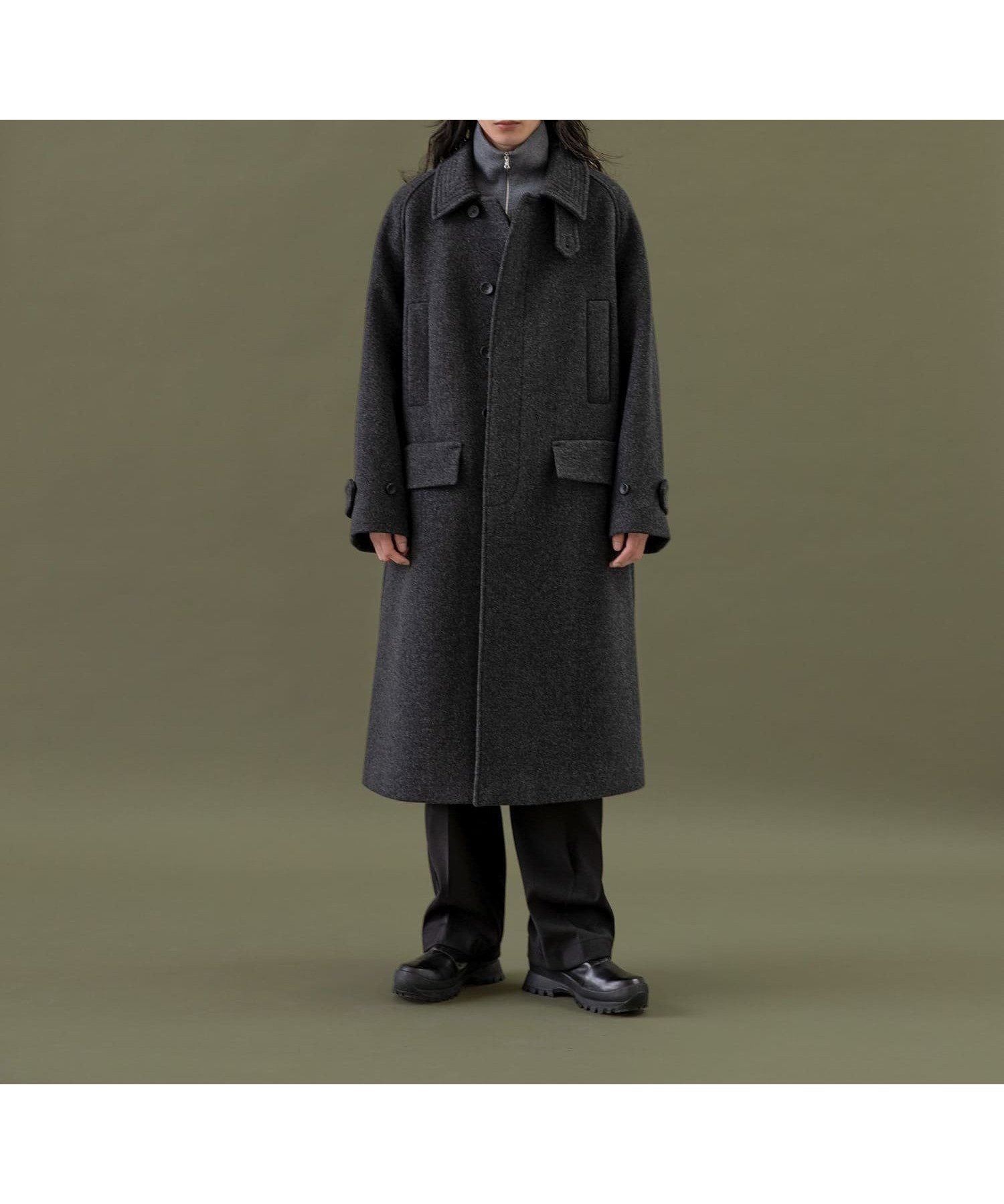 【アーバンリサーチ/URBAN RESEARCH / MEN】のANOTHER OFFICE Voyager Bold Balmacaan Coat インテリア・キッズ・メンズ・レディースファッション・服の通販 founy(ファニー) 　ファッション　Fashion　メンズファッション　Fashion for Men　アウター　Men's Coats Outerwear　2025年　2025　2025-2026秋冬・A/W　Autumn/Winter 2025–26 AW25–26　冬　Winter / This Winter　アクセサリー　Fashion Accessories　コレクション　Collection, Seasonal Line　シンプル　Simple, Minimal　バランス　Balance, Style Balance　ビジネス 仕事 通勤　Business / Work / Commuting　A/W・秋冬　Autumn/Winter　H Charcoal|ID: prp329100004820139 ipo3291000000035025369