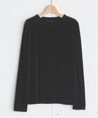 【ドゥ アルシーヴ/Doux archives】のシアーベロアロンTee 人気、トレンドファッション・服の通販 founy(ファニー) ファッション Fashion レディースファッション Fashion for Women トップス・カットソー Cut & Sew Tops ロングTシャツ・Tシャツ Longline T-Shirts & Tees ベロアトップス Velour Tops / Velvet-Look Items インナー Innerwear シアー Sheer, See-Through ベロア Velour, Soft Velvet ロング Long, Long-Length 冬 Winter / This Winter A/W・秋冬 Autumn/Winter thumbnail BLACK|ID: prp329100004820160 ipo3291000000035025552