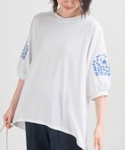 【アールピーエス/rps】の刺繍スリーブ7分袖カットプルオーバー 人気、トレンドファッション・服の通販 founy(ファニー) ファッション Fashion レディースファッション Fashion for Women トップス・カットソー Cut & Sew Tops カジュアルプルオーバー・ニットトップス Pullovers & Knit Tops / Casual Pullovers コンシャス Conscious, Bodycon シンプル Simple, Minimal スリーブ Sleeve, Long Sleeve / Short Sleeve フラワー Flower, Floral 再入荷 Restock / Back in Stock thumbnail オフホワイト|ID: prp329100004820169 ipo3291000000035025656