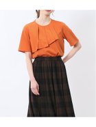 【タカキュー/TAKA-Q】のアシメフリル 半袖プルオーバー 人気、トレンドファッション・服の通販 founy(ファニー) ファッション Fashion レディースファッション Fashion for Women トップス・カットソー Cut & Sew Tops カジュアルプルオーバー・ニットトップス Pullovers & Knit Tops / Casual Pullovers アシンメトリー Asymmetrical Style インナー Innerwear オレンジ Orange カットソー Cut and Sewn Top カーディガン Cardigan, Knitwear シルケット Silket, Silky Cotton ジャケット Jacket, Outerwear ストレッチ Stretch, Stretchy Fabric ストレート Straight, Straight Cut スーツ Suit, Formalwear フィット Fit, Slim Fit フリル Frill, Ruffle ベーシック Basic, Essential 半袖 Short Sleeve, Half Sleeve おすすめ Recommended / Our Picks 夏 Summer thumbnail 20オレンジ|ID: prp329100004820176 ipo3291000000035025714