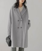 【ラジュール/Lajour】の【日本製】ウールMIXチェスターコート 人気、トレンドファッション・服の通販 founy(ファニー) ファッション Fashion レディースファッション Fashion for Women アウター Coat / Outerwear Collection コート・ロングコート・ピーコート Long Coats, Peacoats & More チェスターコート・ロング丈アウター Chester Coats / Chesterfield Long Coats インナー Innerwear シンプル Simple, Minimal チェスターコート Chester Coat, Long Coat ビジネス 仕事 通勤 Business / Work / Commuting 日本製 Made In Japan thumbnail グレー|ID: prp329100004820177 ipo3291000000035025718