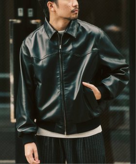 【フォーワンセブン バイ エディフィス/417 by EDIFICE / MEN】のSANTA FE SHEEP LEATHER JACKET / シープサンタフェジャケット 人気、トレンドファッション・服の通販 founy(ファニー) ファッション Fashion メンズファッション Fashion for Men ジャケット Jacket, Outerwear スラックス Slacks, Dress Pants デニム Denim, Jeans Material トレンド Trend, Trending Now エレガント 上品 Elegant 今季 This Season, Current Season |ID:prp329100004820200