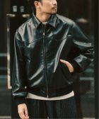 【フォーワンセブン バイ エディフィス/417 by EDIFICE / MEN】のSANTA FE SHEEP LEATHER JACKET / シープサンタフェジャケット 人気、トレンドファッション・服の通販 founy(ファニー) ファッション Fashion メンズファッション Fashion for Men ジャケット Jacket, Outerwear スラックス Slacks, Dress Pants デニム Denim, Jeans Material トレンド Trend, Trending Now エレガント 上品 Elegant 今季 This Season, Current Season thumbnail ブラック|ID: prp329100004820200 ipo3291000000035026017