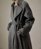 【ロペ/ROPE'】のラムウールリバーロングコート【Sサイズフェア対象】 グレー(07)|ID: prp329100004820210 ipo3291000000035026081