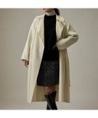 【ロペ/ROPE'】のラムウールリバーロングコート【Sサイズフェア対象】 オフホワイト(15)|ID: prp329100004820210 ipo3291000000035026082