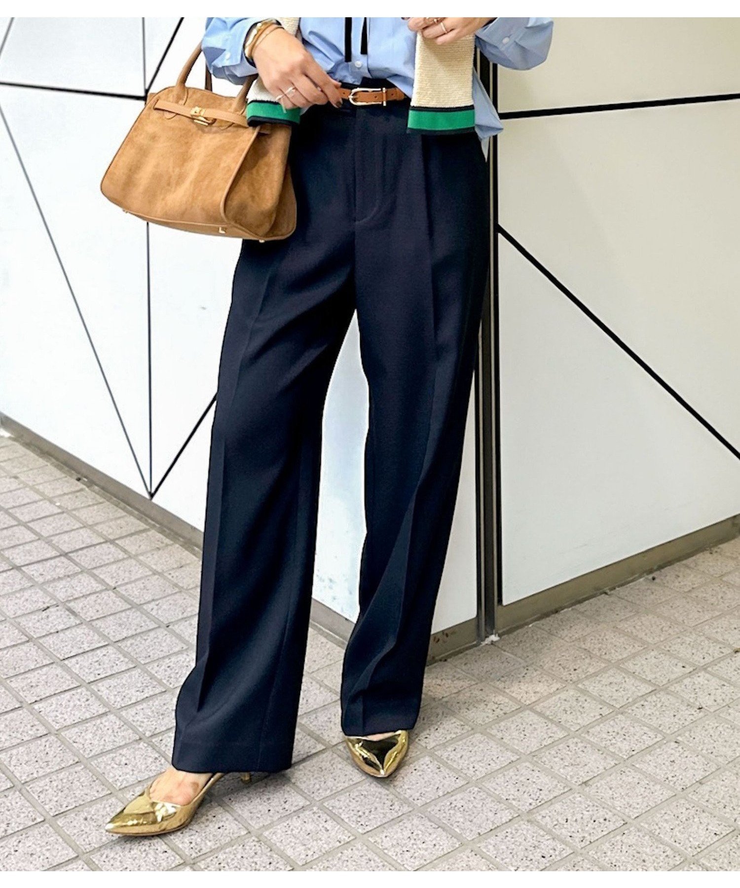 【ノーリーズ/NOLLEY'S】の《セットアップ対応》ウォッシャブルウール調セミワイドパンツ インテリア・キッズ・メンズ・レディースファッション・服の通販 founy(ファニー) 　ファッション　Fashion　レディースファッション　Fashion for Women　セットアップ　Matching Sets　レディースパンツ・ボトムス　Pants & Trousers / Bottoms　秋　Autumn　今季　This Season, Current Season　ジャケット　Jacket, Outerwear　ストレッチ　Stretch, Stretchy Fabric　セットアップ　Set-Up, Coordinated Outfit　おすすめ　Recommended / Our Picks　2025年　2025　2025-2026秋冬・A/W　Autumn/Winter 2025–26 AW25–26　ネイビー|ID: prp329100004820234 ipo3291000000035026378