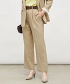 【ノーリーズ/NOLLEY'S】の《セットアップ対応》ウォッシャブルウール調セミワイドパンツ ベージュ|ID: prp329100004820234 ipo3291000000035026380