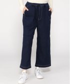 【スーパーハッカ/SUPER HAKKA】の裏起毛インレイデニムストレートパンツ 人気、トレンドファッション・服の通販 founy(ファニー) ファッション Fashion レディースファッション Fashion for Women パンツ Pants & Trousers ストレート Straight, Straight Cut プレート Plate, Dish 人気 Popular, Best Seller thumbnail ネイビー|ID: prp329100004820256 ipo3291000000035026644