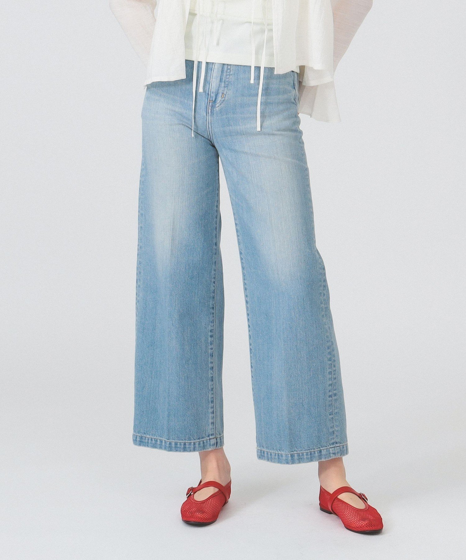 【ビームス ウイメン/BEAMS】の【別注】RED CARD TOKYO / slogan デニムパンツ インテリア・キッズ・メンズ・レディースファッション・服の通販 founy(ファニー) ファッション Fashion レディースファッション Fashion for Women パンツ Pants & Trousers デニムパンツ・ジーンズ・美脚デニム Denim Jeans & Pants 吸水 Absorbent, Quick-Dry ジーンズ Jeans, Denim Pants スウェット / スエット Sweatshirt, Sweatwear ストレッチ Stretch, Stretchy Fabric ストレート Straight, Straight Cut センター Center, Center Line デニム Denim, Jeans Material フィット Fit, Slim Fit 別注 Limited Edition, Custom Order 夏 Summer kita-AirTannedLight|ID: prp329100004820258 ipo3291000000035026663